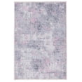 thumbnail image 1 of Machine Washable Modern Pink / Gray Area Rug 2' x 3' Rectangle, 1 of 5