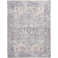 thumbnail image 1 of Machine Washable Series 1 9' x 12' Blue/Multicolor Fabric Vintage Area Rug, 1 of 12