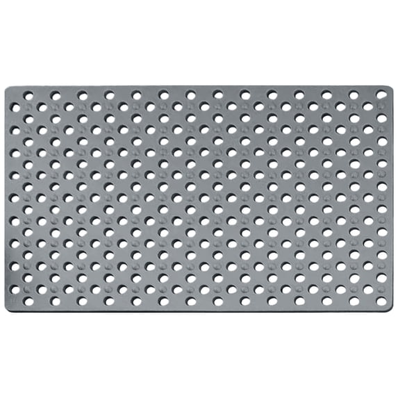 Machine Washable TPE Non-Slip Bathtub Mat, Soft Shower Mat with Drain Holes for Smooth Tubs, Extra Thick Bath Mat for Elderly Safety, Dark Gray, By Preplabs