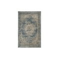 thumbnail image 1 of Machine Woven Fabric Rug with Erased Motif Pattern, Blue & Beige - Medium, 1 of 1