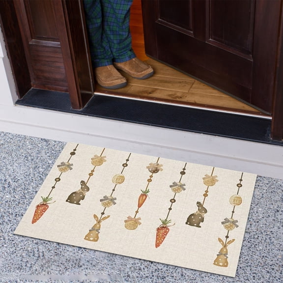 Machine washable Easter doormat Easter Egg Doormat