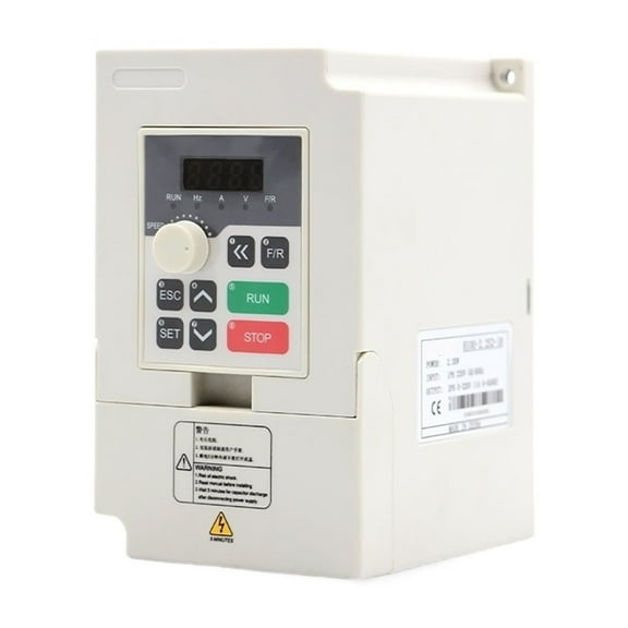 Machine110 / 220 1.5kw VFD Variable Frequency Drive 2.2kw Vector Inverter Motor Speed Control 0-1000Hz Frequency ,Wide Application