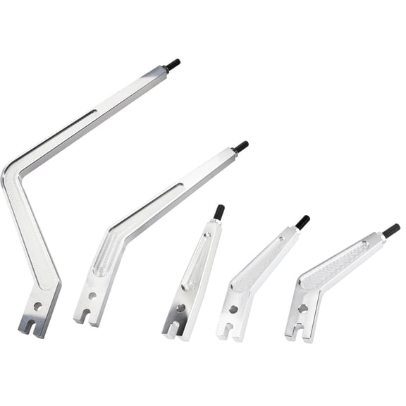 Machined Billet Aluminum Shift Lever, No Holes, 6 Inch