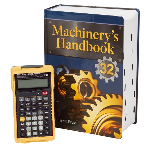 Machinery's Handbook 32nd Edition & 4090 Sheet Metal / HVAC Pro Calc Calculator (Set): Large Print, (Paperback)