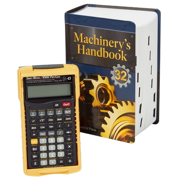Machinery's Handbook 32nd Edition & 4090 Sheet Metal / HVAC Pro Calc Calculator (Set): Toolbox, (Paperback)