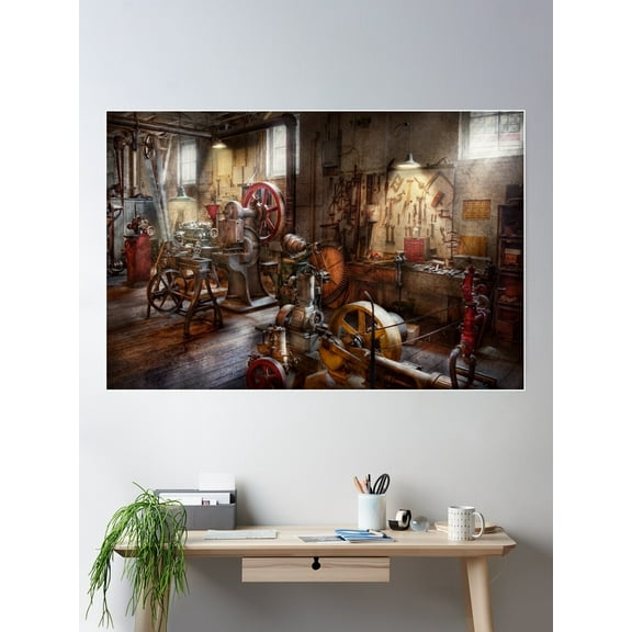 Machinist - A Room Full Of Memories Poster Wall Art, Modern Wall Decor For Living Room Bedroom, 16x24 UNFRAMED