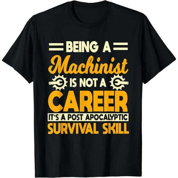 Machinist CNC Machinery Operator Profession Machine Tools T-Shirt