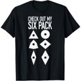 thumbnail image 1 of Machinist Six Pack CNC Machine Tools Machinery Operator Job T-ShirtBrand clothing, men and women can wear, black, white, gifts., 1 of 4