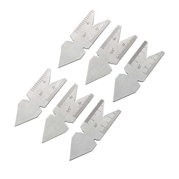 Machinists Grade Thread Center Gauge Set Steel Engraveds Double Scale System