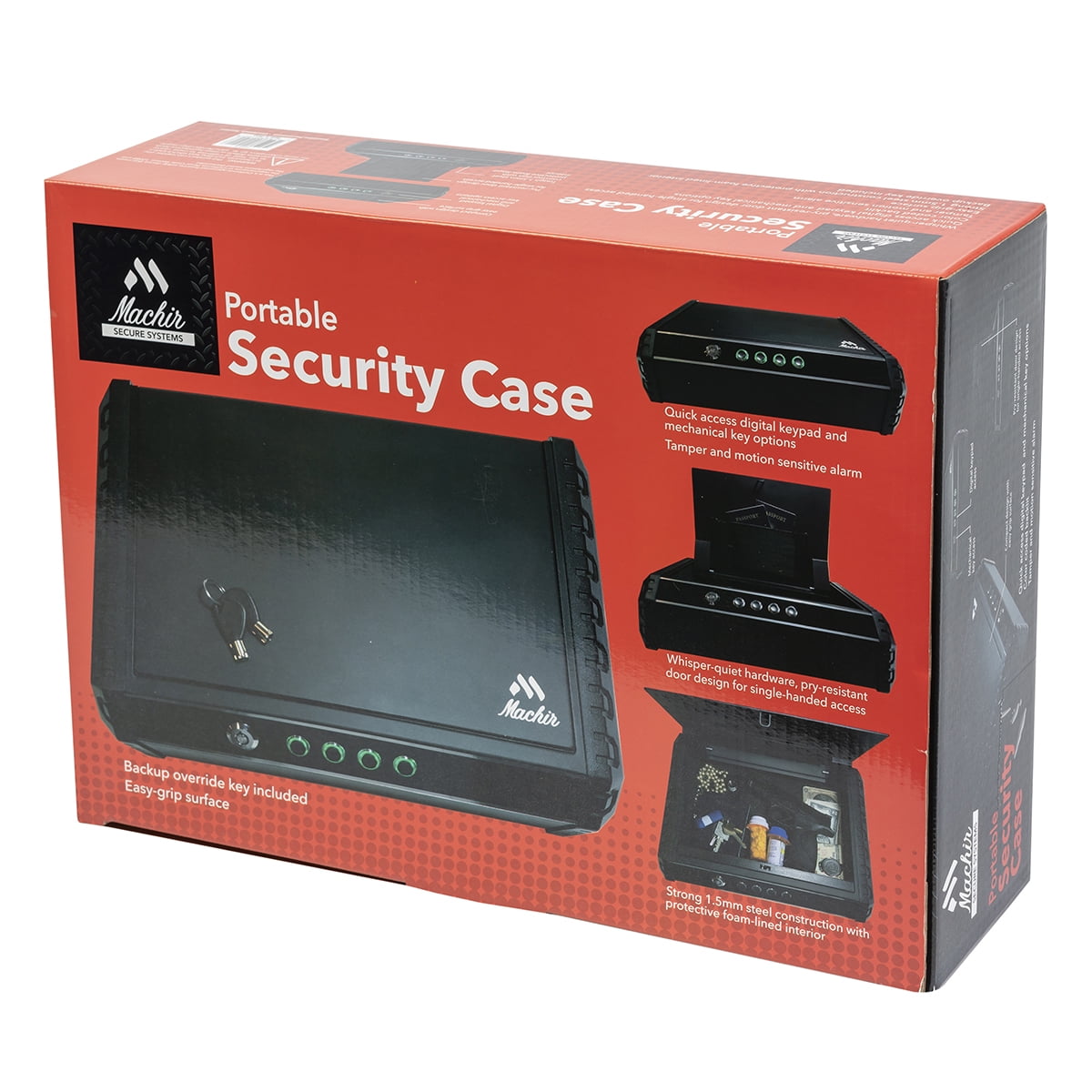Machir Deluxe Quick Access Steel Safe with Digital Color Coded Keypad and Solid Steel Construction