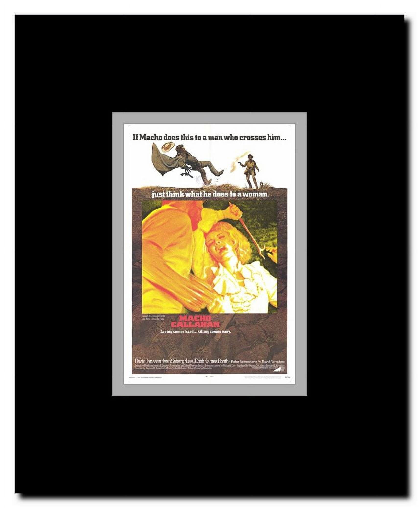 Macho Callahan Framed Movie Poster