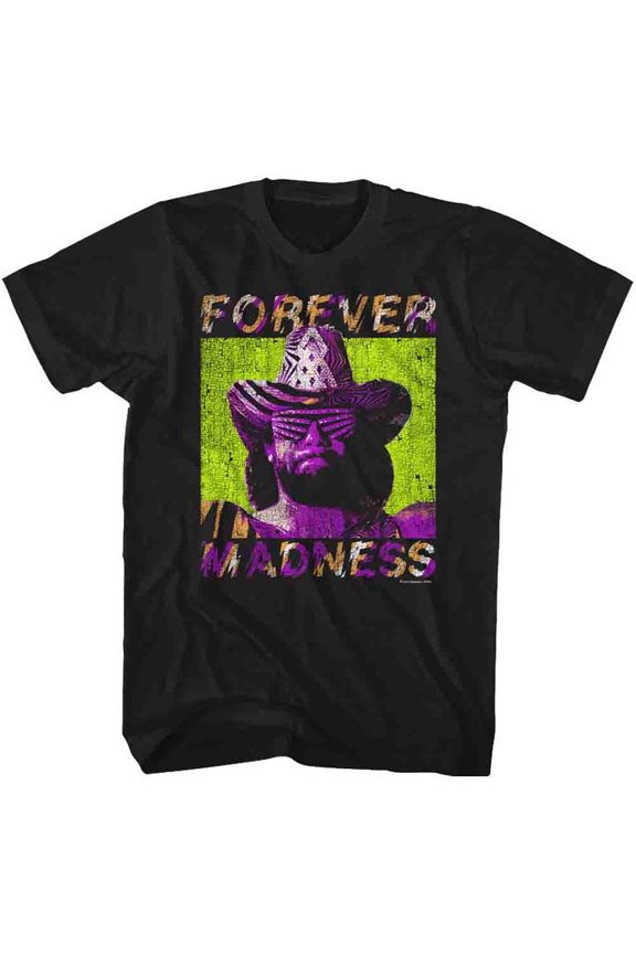 Macho Man Forever Black Adult T-Shirt