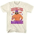 thumbnail image 1 of Macho Man Expect The Unexpected Natural Adult T-Shirt 4Xl, 1 of 2