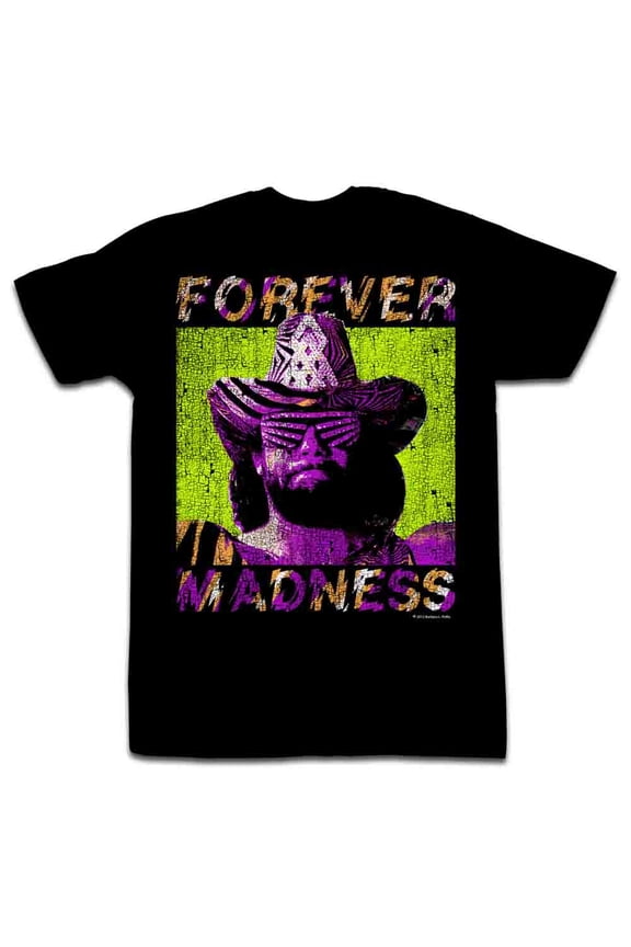 Macho Man Forever Black Adult T-Shirt