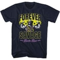 thumbnail image 1 of Macho Man Forever Savage Navy Adult T-Shirt 4Xlt, 1 of 2