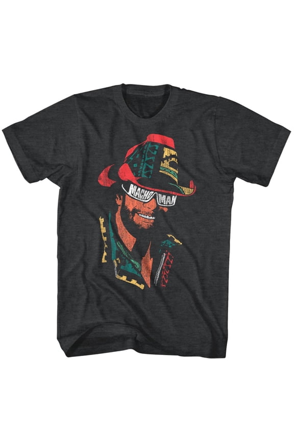 Macho Man Icons Mmglasses Adult Short Sleeve T Shirt