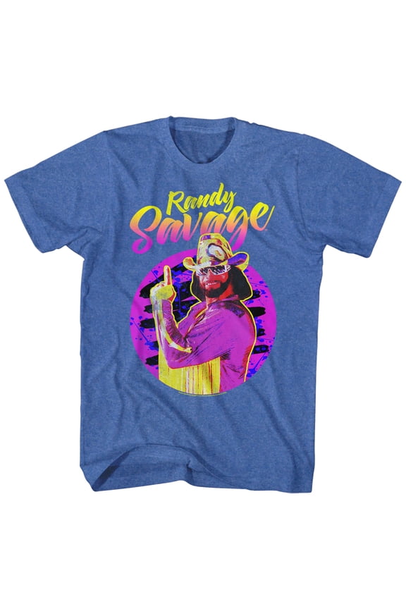 Macho Man Icons Randy Savage Adult Short Sleeve T Shirt