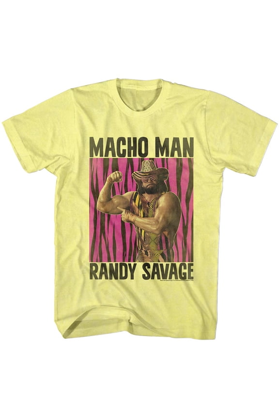 Macho Man Icons Randy Savage Adult Short Sleeve T Shirt