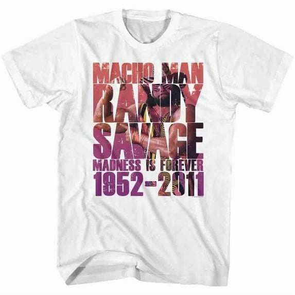 Macho Man More Macho White Adult T-Shirt 5Xl