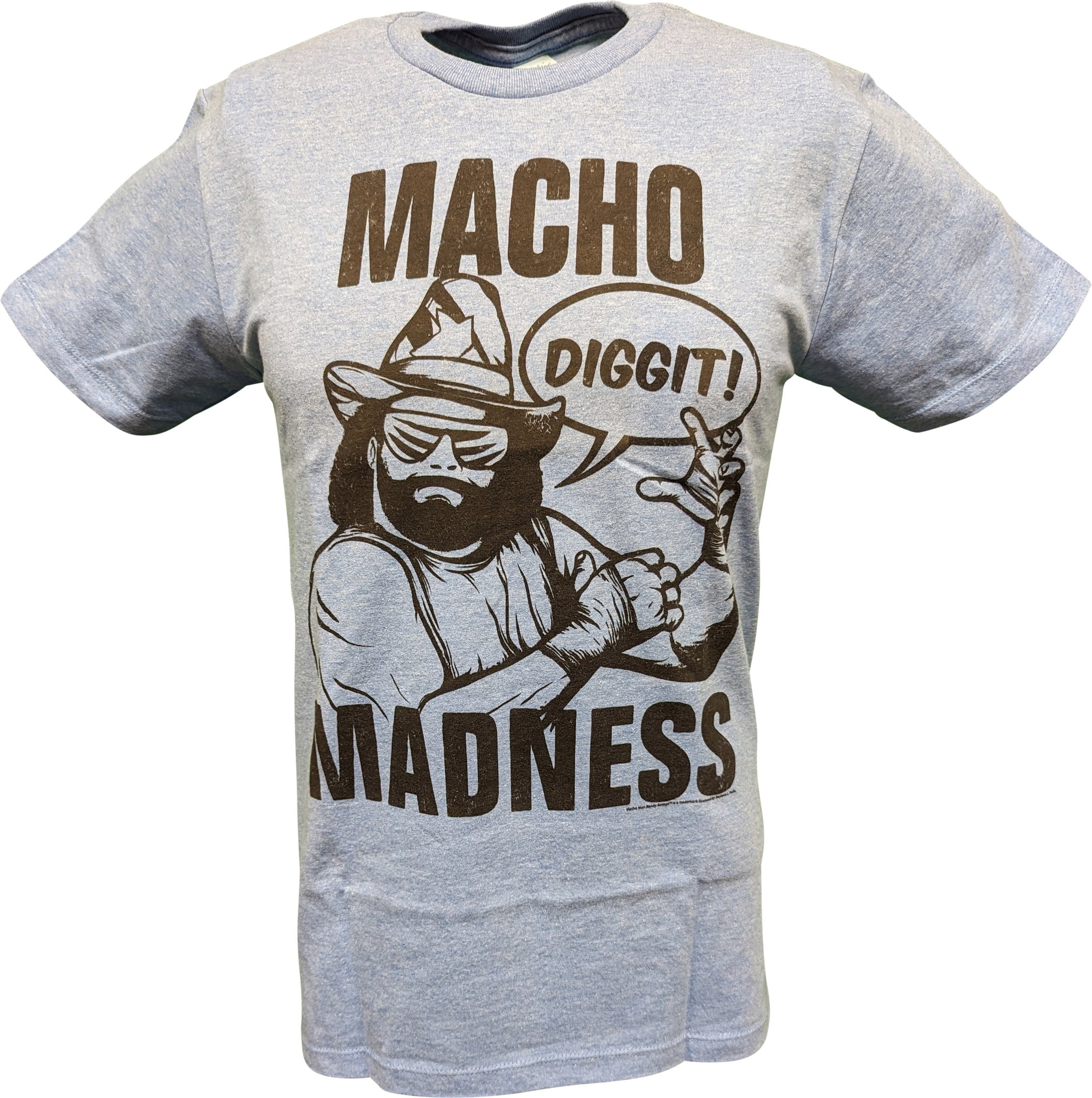 Macho Man Randy Savage Diggit Madness Mens Blue T-shirt XXL - Walmart.com