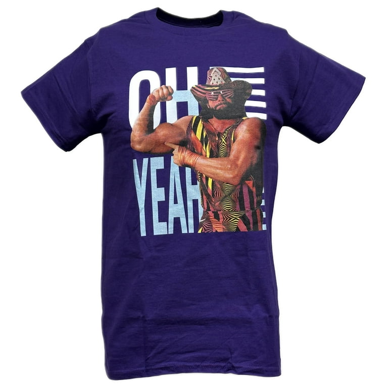 Macho man t cheap shirt purple