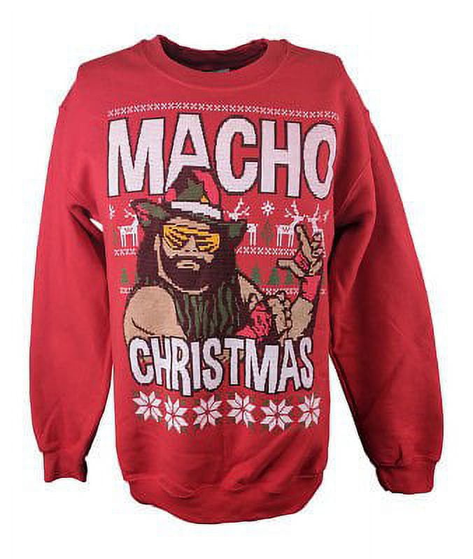 Macho Man Randy Savage Ugly Christmas Mens Sweater Sweatshirt XL