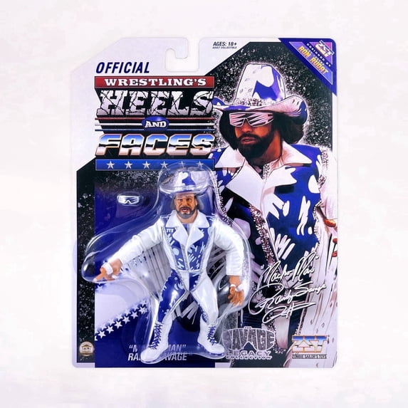 "Macho Man" Randy Savage Wrestling's Heels and Faces Collectible Action Figure