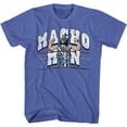 thumbnail image 1 of Macho Man Retro Ring and Ropes Royal Heather T-Shirt, 1 of 2