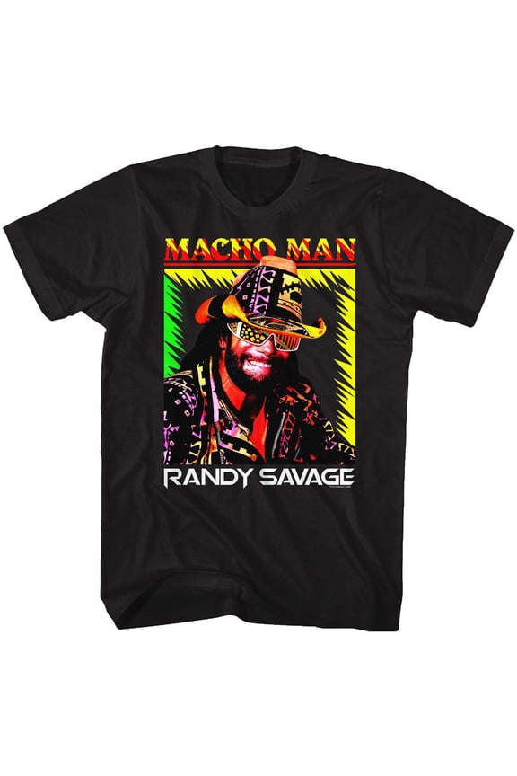 Macho Man Time Of My Life Black Adult T-Shirt 4Xl