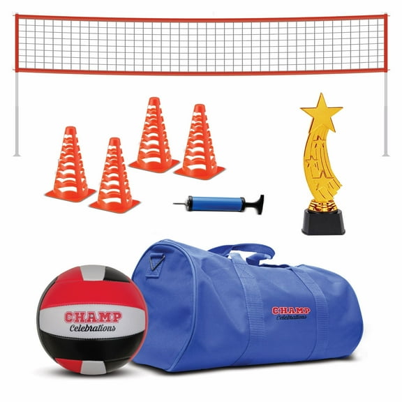 Machrus Champ Celebrations All-In-One Volleyball Set