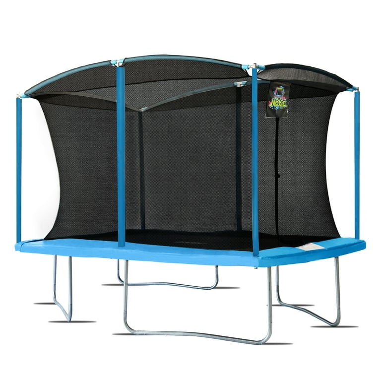 Machrus Moxie 8 x 12 FT Rectangular Outdoor Trampoline Set with