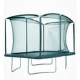 thumbnail image 1 of Machrus Moxie 8 x 12 FT Rectangular Outdoor Trampoline Set with Premium Safety Enclosure – Gymnastics Rectangular Trampoline for Kids and Adults- Ocean Green, 1 of 7