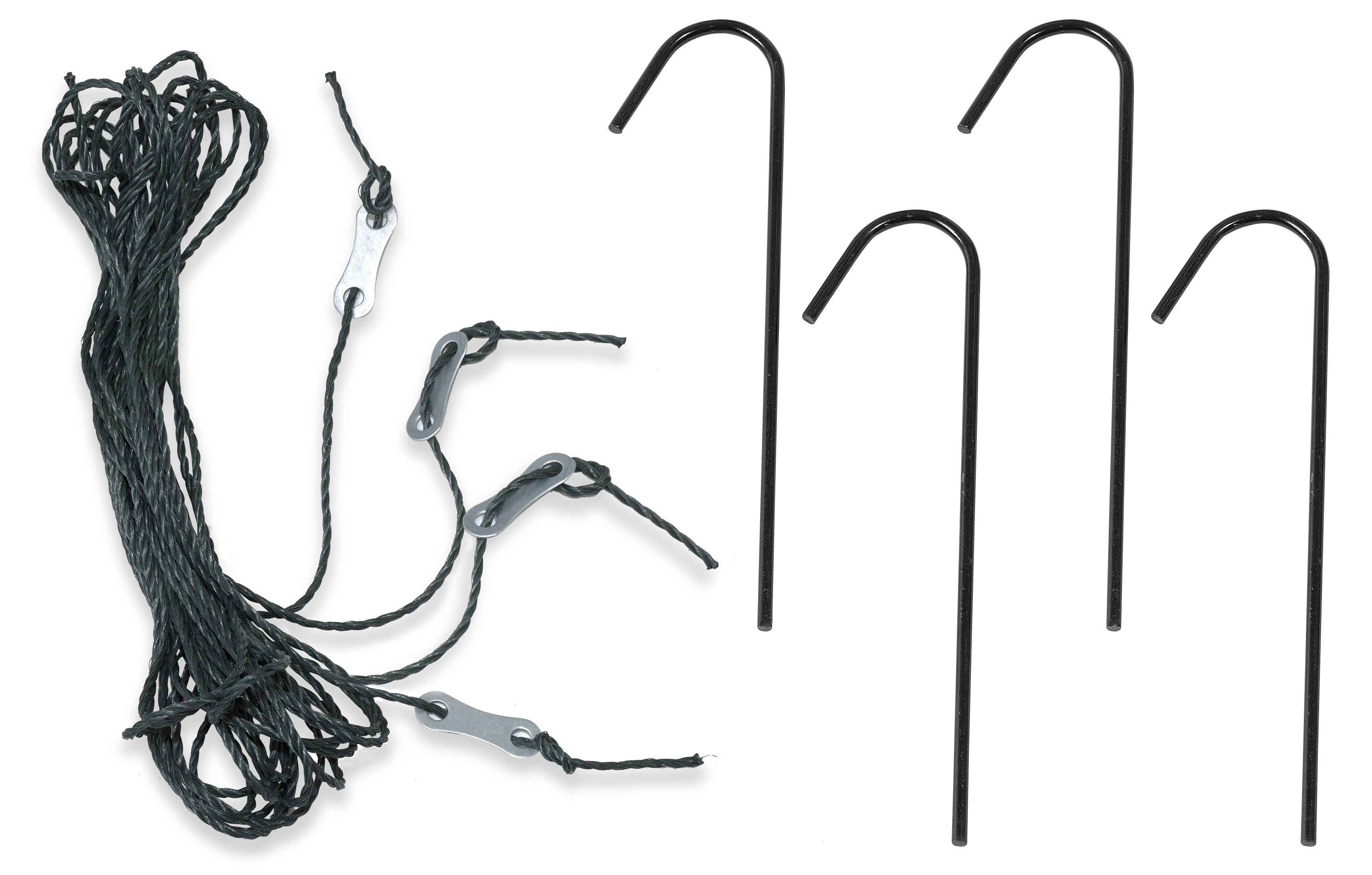 Machrus Ogrow Deep Fastening Iron Greenhouse Anchor Kit- Set of 4 anchors and Ropes