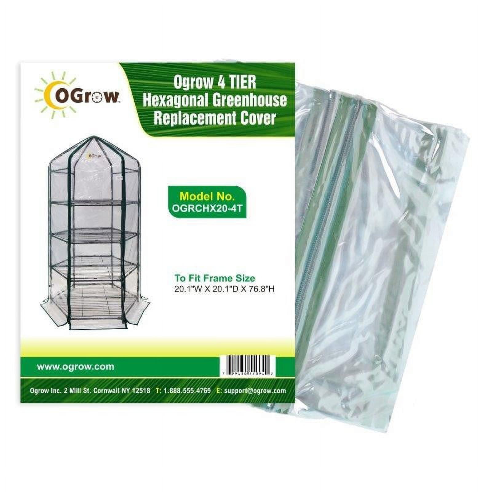 Machrus Ogrow Premium Greenhouse Replacement Cover for Your Outdoor