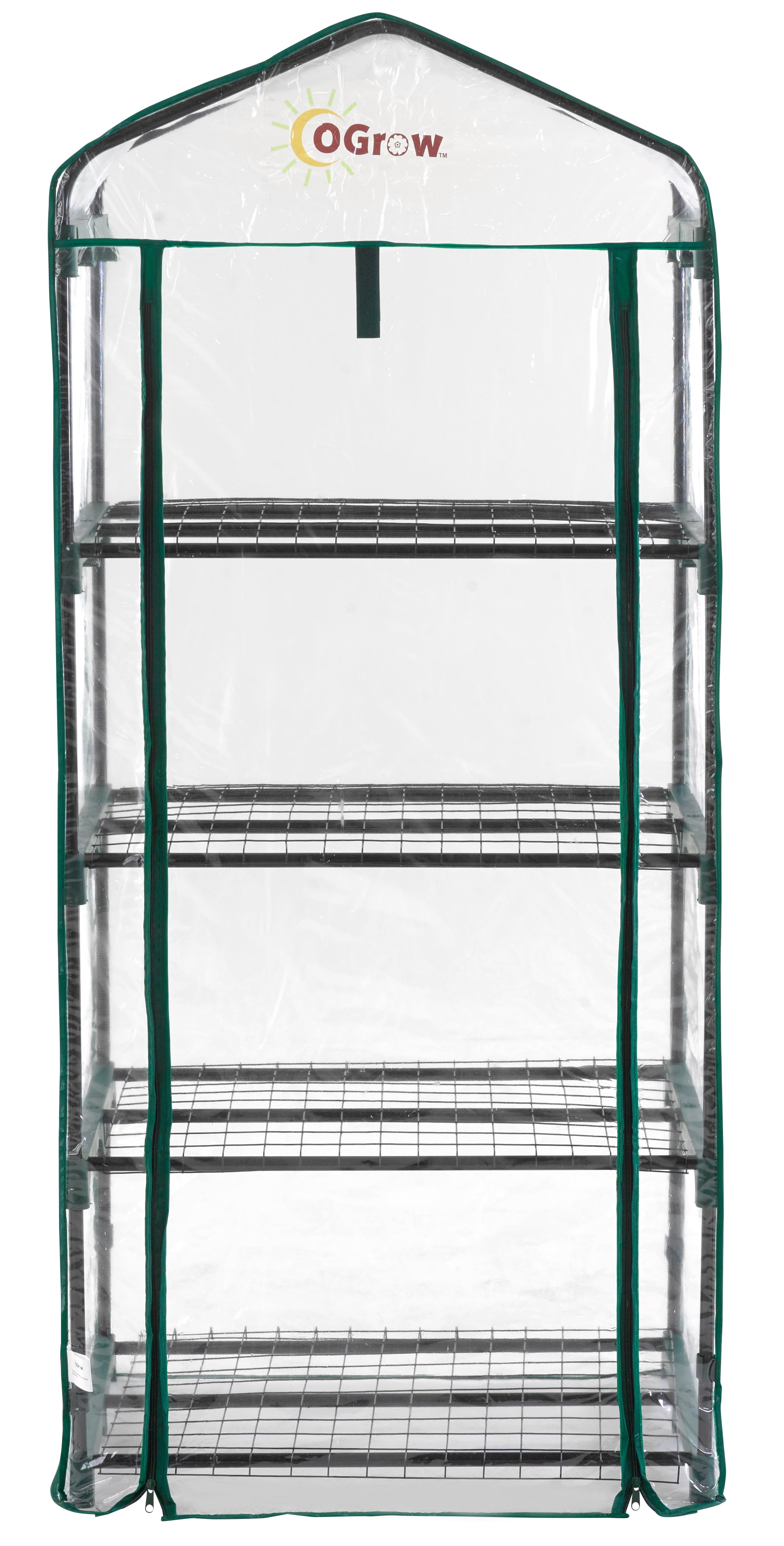 Machrus Ogrow Ultra-Deluxe 4 Tier Portable Greenhouse - Ideal for Indoor Mini Greenhouse & Outdoor Gardening