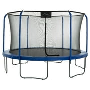 Machrus Skytric 15 ft Round Trampoline Set with Premium Top-Ring Flex Frame Safety Enclosure System