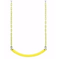 thumbnail image 1 of Machrus Swingan Belt Swing For All Ages - Vinyl Coated Chain - Yellow, 1 of 7