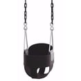 thumbnail image 1 of Machrus Swingan High Back, Full Bucket Toddler & Baby Swing with Vinyl Coated Chain - Fully Assembled - Black, 1 of 5