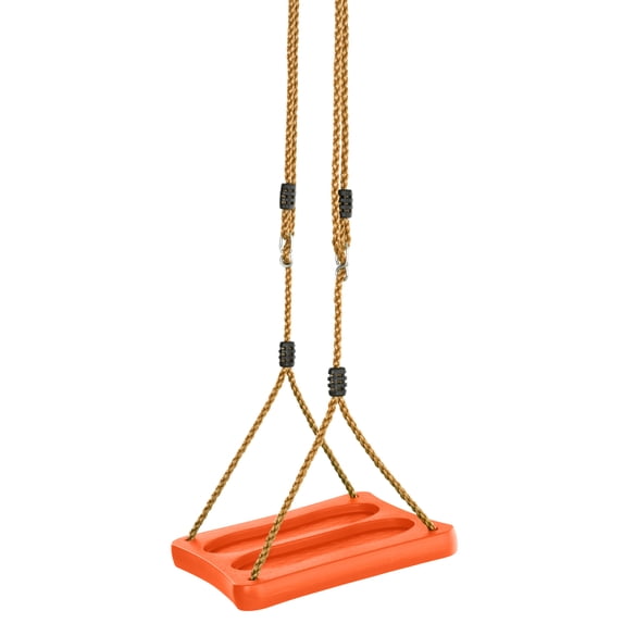 Machrus Swingan One Of A Kind Standing Swing Tree Swing With Adjustable Ropes - Fully Assembled - Orange