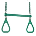 thumbnail image 1 of Machrus Swingan Trapeze Swing Bar with Vinyl Coated Chain - Fully Assembled - Green, 1 of 5