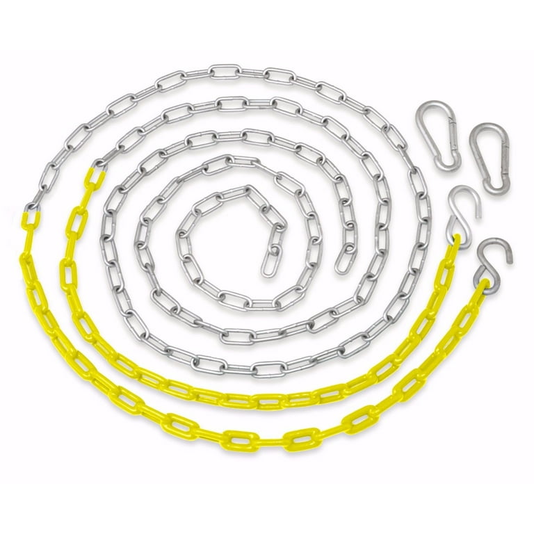 Machrus Swingan Vinyl Coated Chain - Yellow - Set Of 2