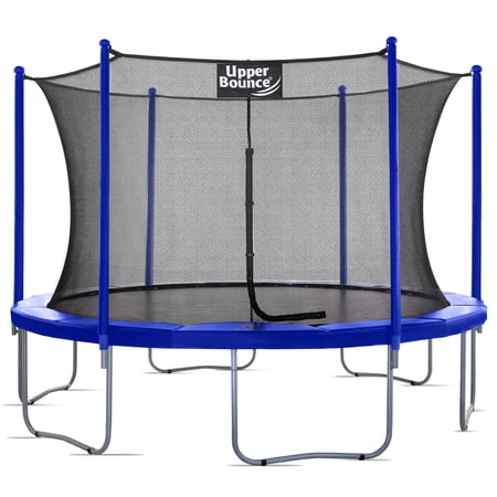 Machrus Upper Bounce 12 FT Round Trampoline Set with Safety Enclosure System – Trampolines for Kids and Adults, Perfect Indoor & Outdoor Trampoline, Mini Trampoline for Kids and Adults