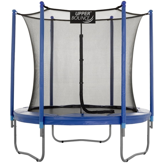 Machrus Upper Bounce 12 FT Round Trampoline Set with Safety Enclosure System – Backyard Trampoline - Outdoor Trampoline for Kids - Adults