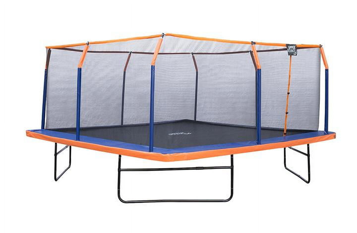 Upper Bounce 16x16 FT Square Trampoline Set with Togo Ubuy