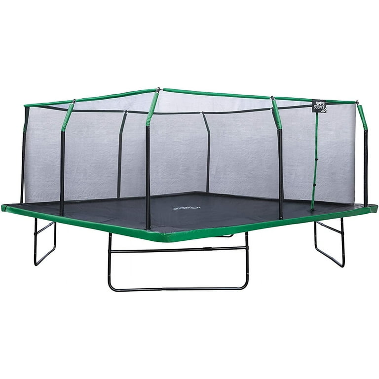 Machrus 16 FT Square Trampoline Set with Safety Pad