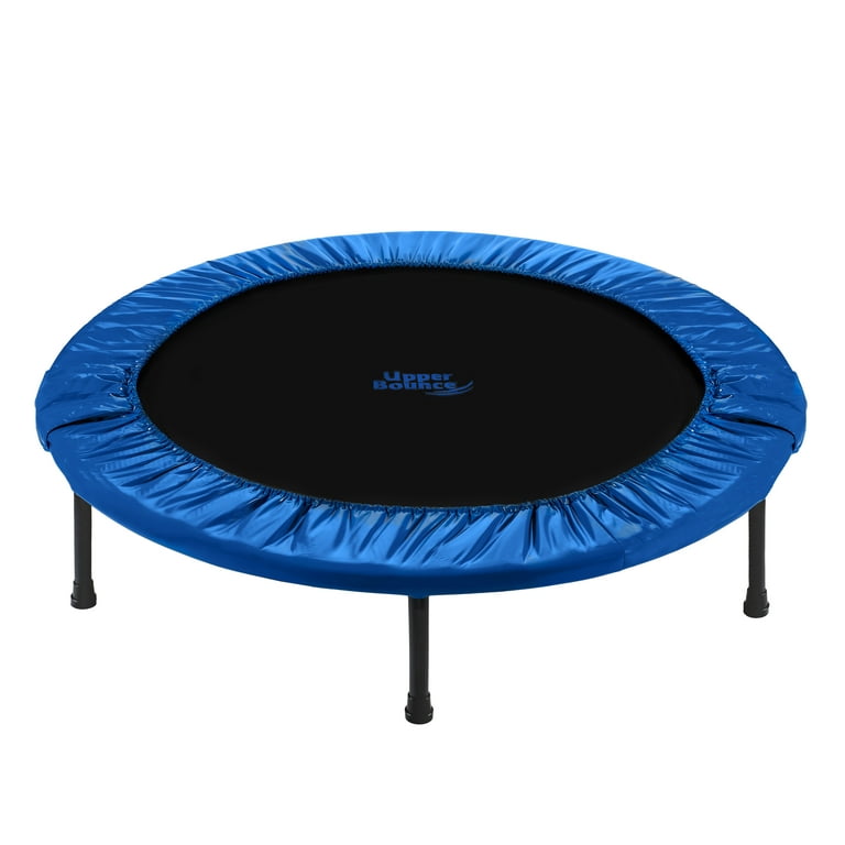 Machrus Upper Bounce 36 Mini Trampoline for Adults- Rebounder Exercise  Fitness Kids Trampoline- Small Rebounder Trampoline with Durable Jumping  Mat