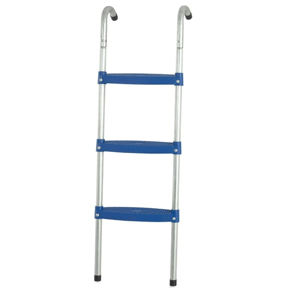 Machrus Upper Bounce 42" 3-Step Trampoline Ladder  Wide Steps for Kids, Durable Trampoline Stairs, Rust-Resistant Ladder for All Trampolines, Essential Trampoline Accessories