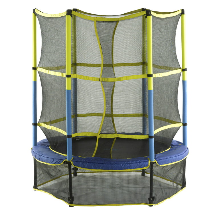Machrus Upper Bounce 55 Kiddy Trampoline & Enclosure Set - Easy Assembly 
