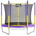 thumbnail image 1 of Machrus Upper Bounce 9 ft Round Trampoline Set with Safety Enclosure System -Backyard Trampoline - Outdoor Trampoline for Kids - Adults, 1 of 5