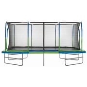 Machrus Upper Bounce - Mega 10 X 17 Gymnastics Style, Rectangular Trampoline Set with Premium Top-Ring Enclosure System